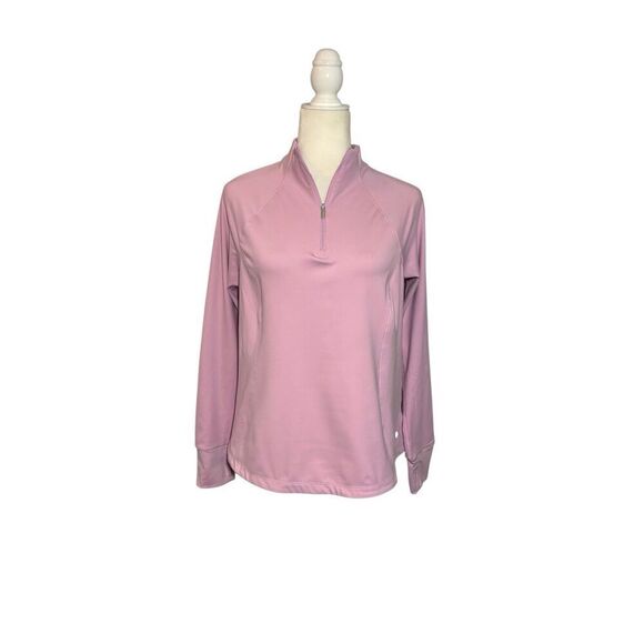 Apana light pink long sleeve 1/4 zip pullover - M - Picture 1 of 9